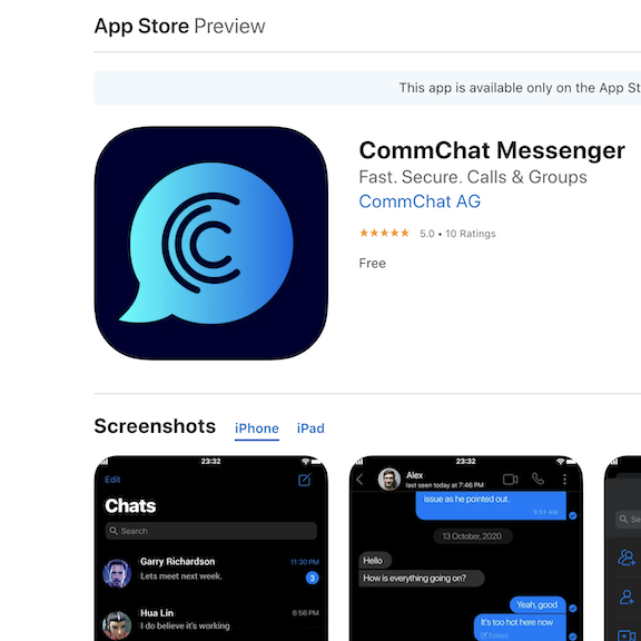 CommChat App