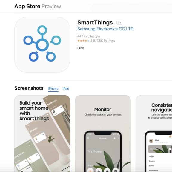 Smart Things App